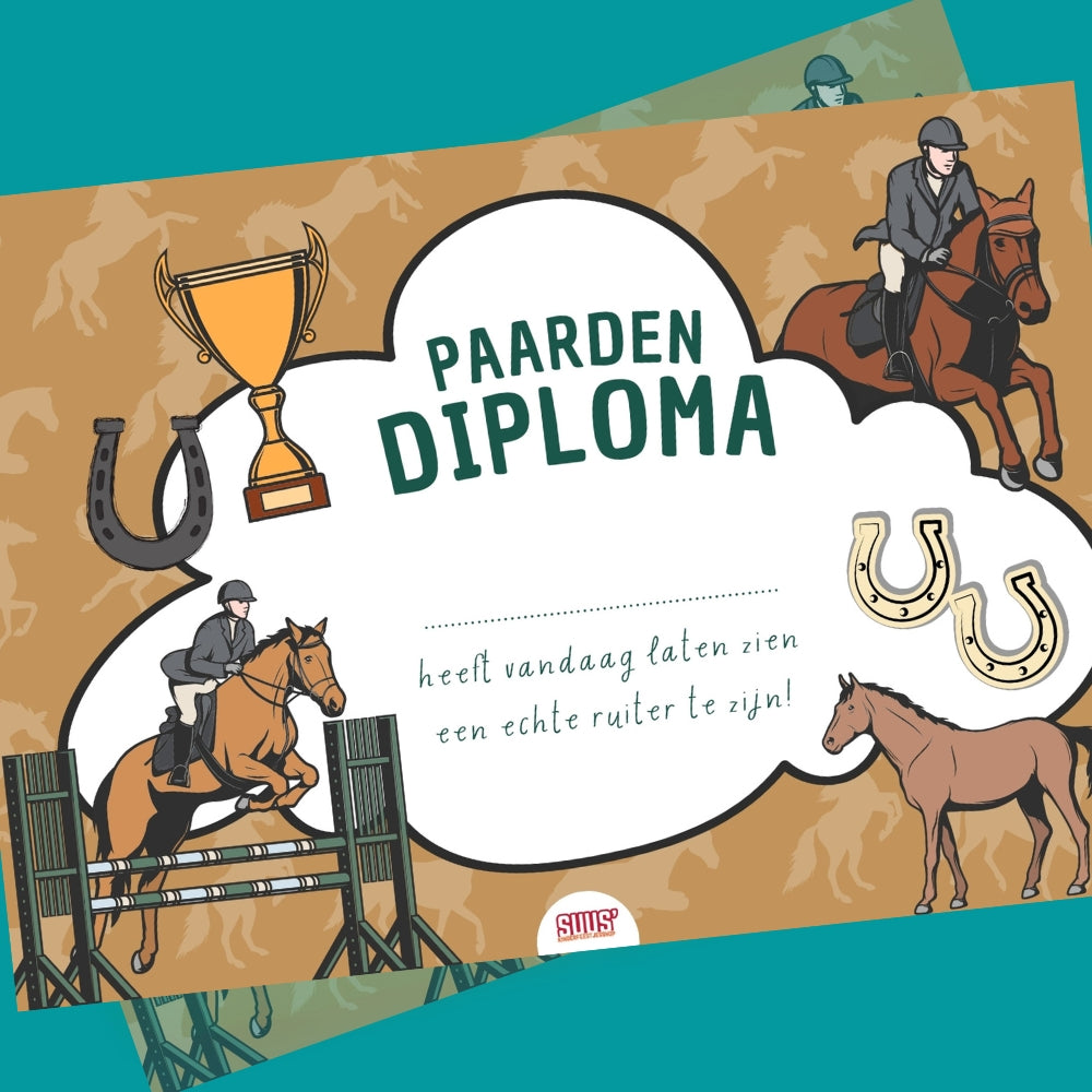 Paarden diploma&