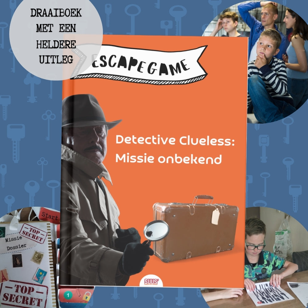 Escape game: Detective Clueless op vakantie