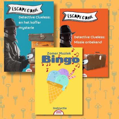 Escape game: Detective Clueless en het koffer mysterie