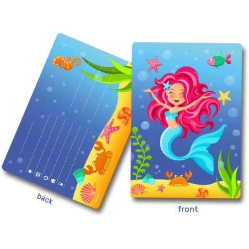 Zeemeermin uitnodigingen