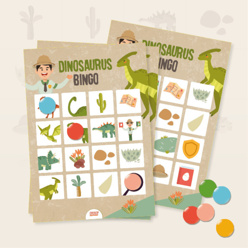 dinosaurus-bingo